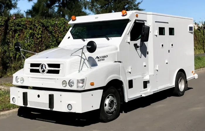 Camión blindado para transporte de caudales y valores